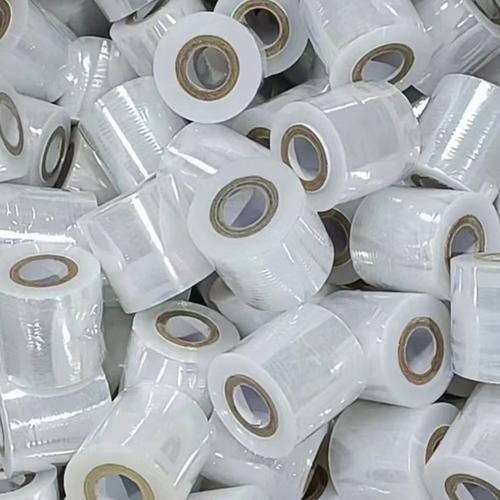 pe小卷缠绕膜打包装薄膜塑料加厚工业用保鲜膜透明自粘保护拉伸膜
